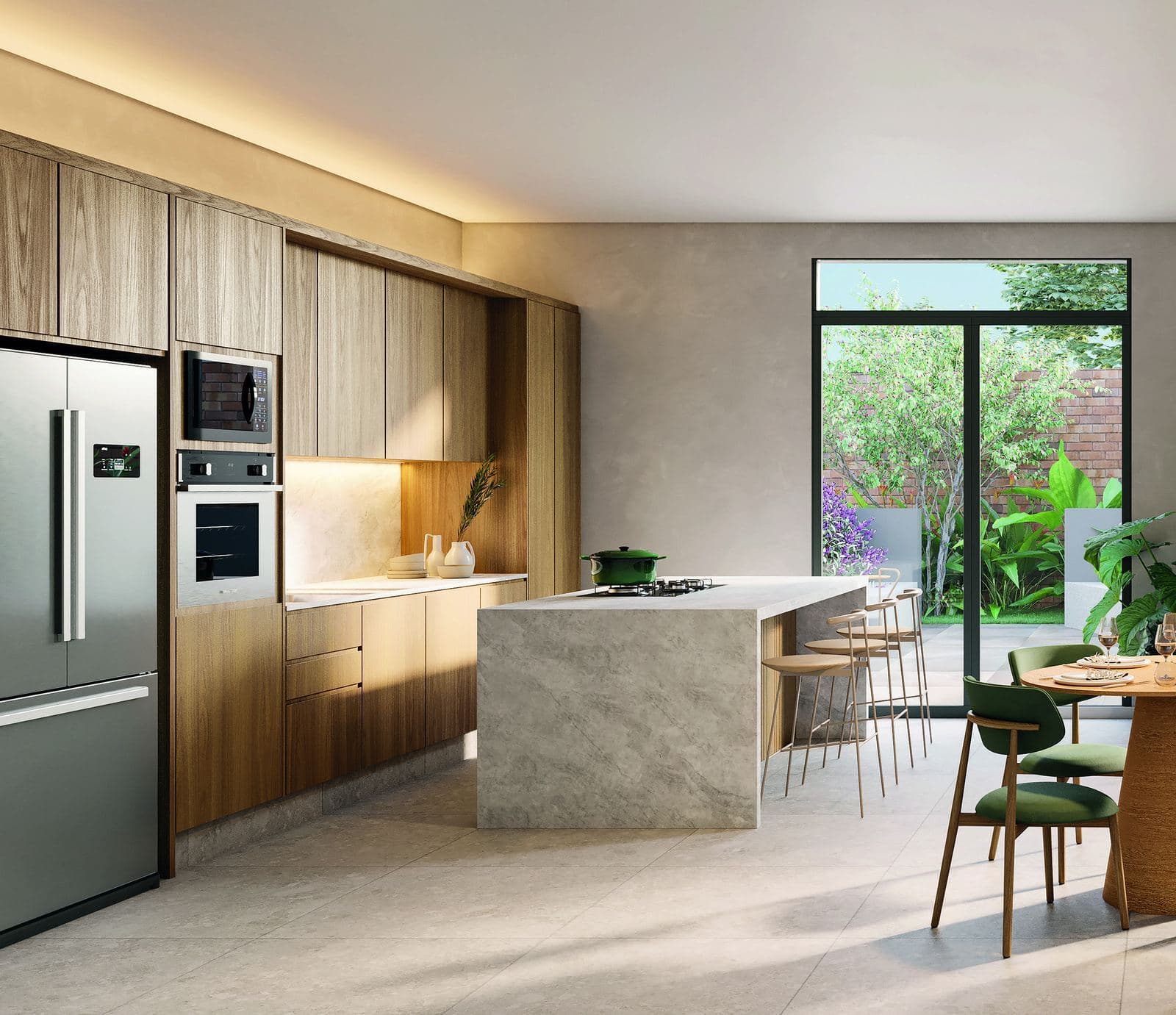 Cozinha — studio 31 m²